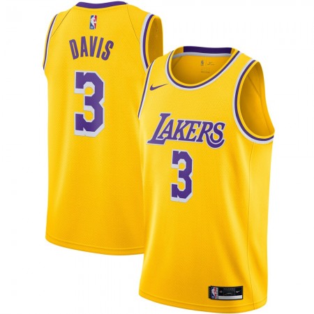 Herren NBA Los Angeles Lakers Trikot Anthony Davis 3 Nike 2020-2021 Icon Edition Swingman